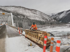 2010 — MacDonald Creek Bridge — Approach Barrier Work