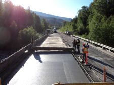 2011 — Cranberry River Bridge #1 — End of Pour